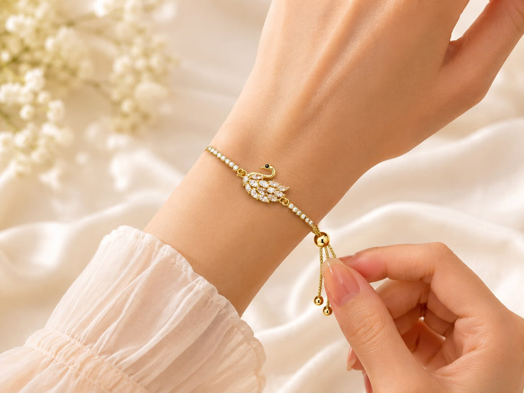 Celeste Swan Bracelet