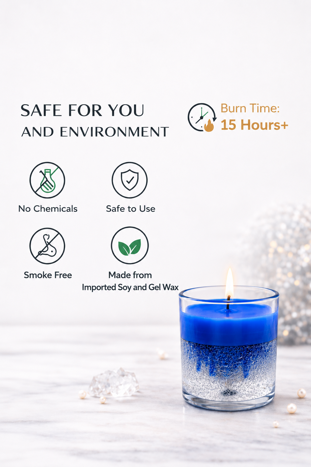 Ocean Glow Gel Candle