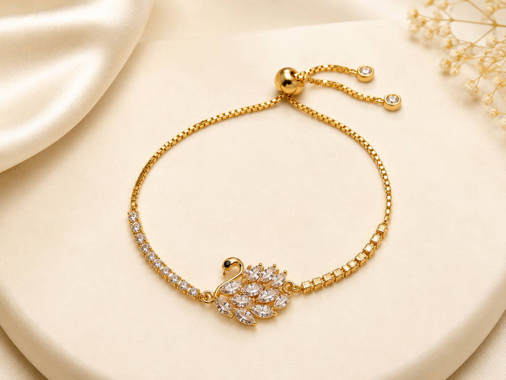 Celeste Swan Bracelet