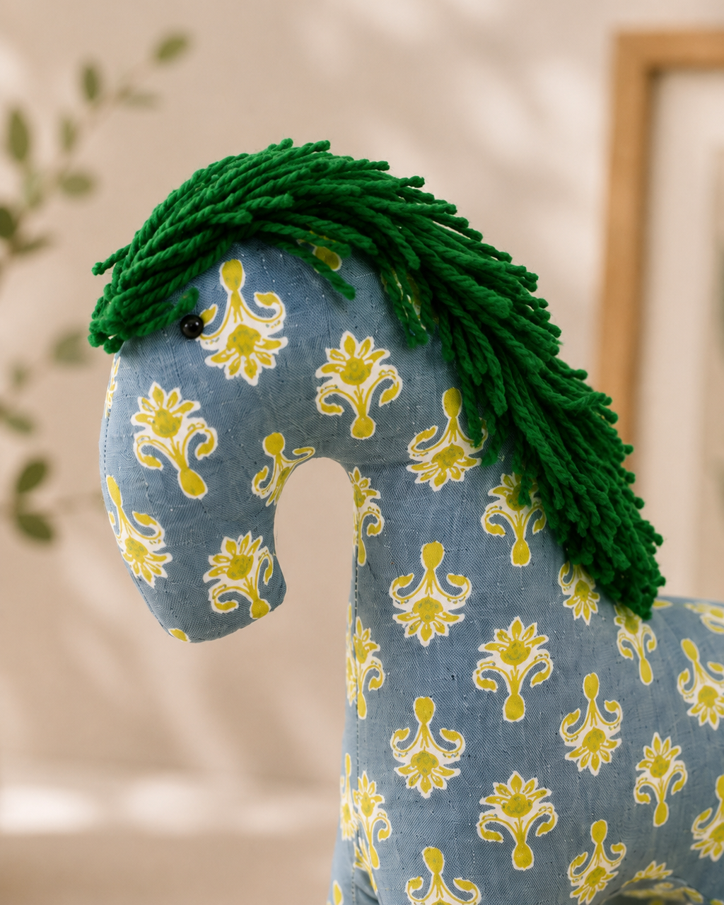 Handcrafted Fabric Horse Soft Toy
