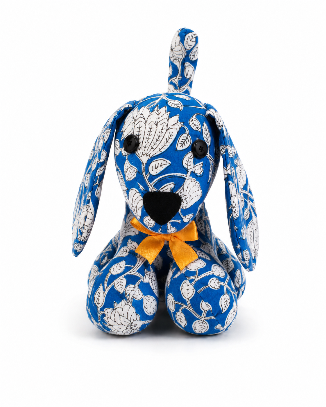 Handcrafted Floral Puppy Soft Toy