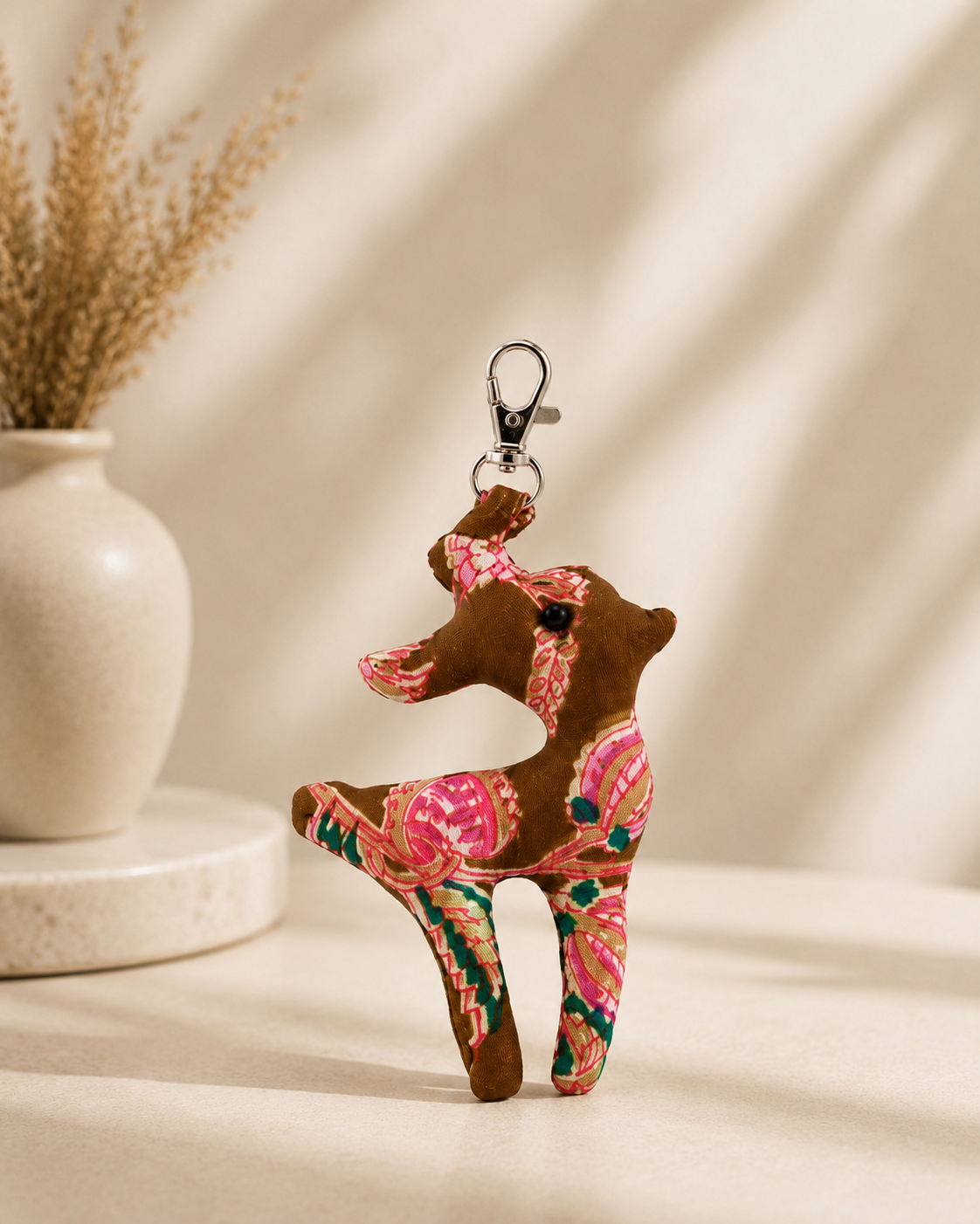 Handcrafted Deer Keychain