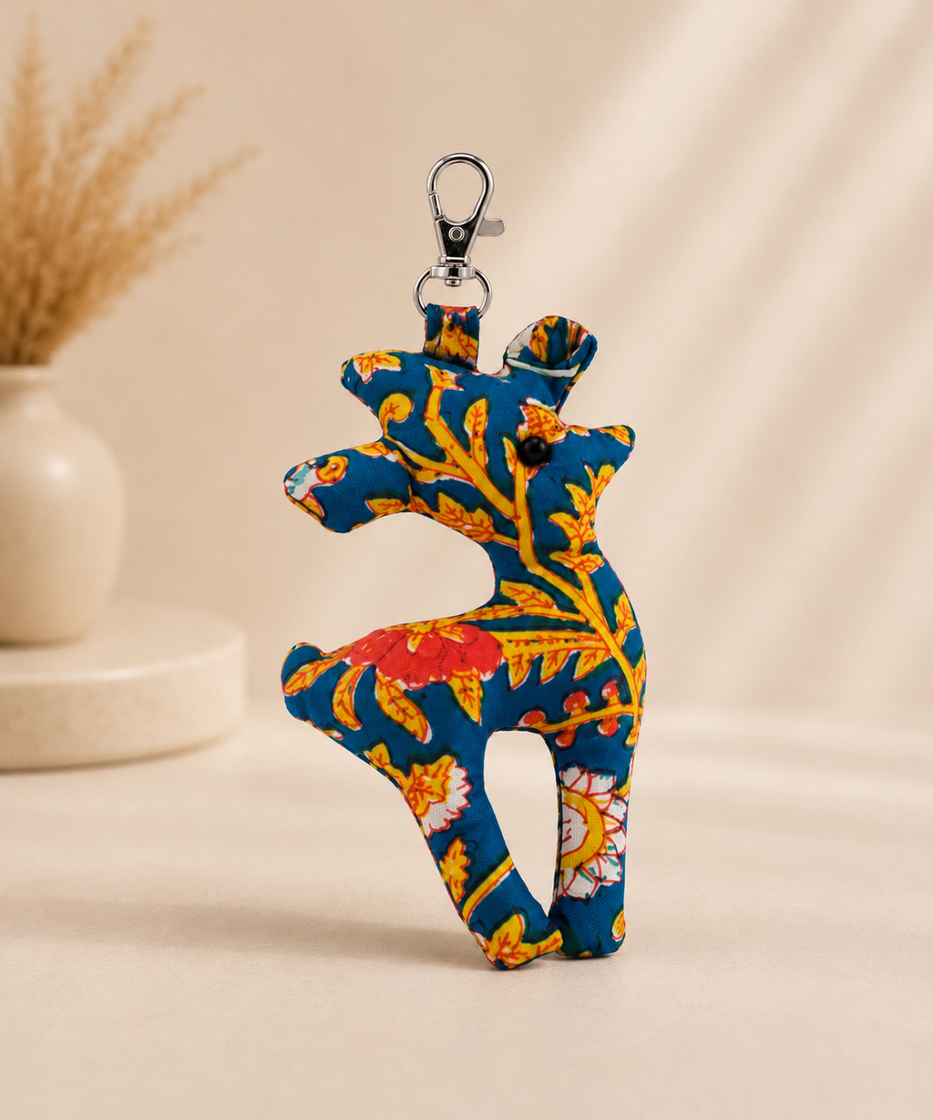 Handcrafted Deer Keychain