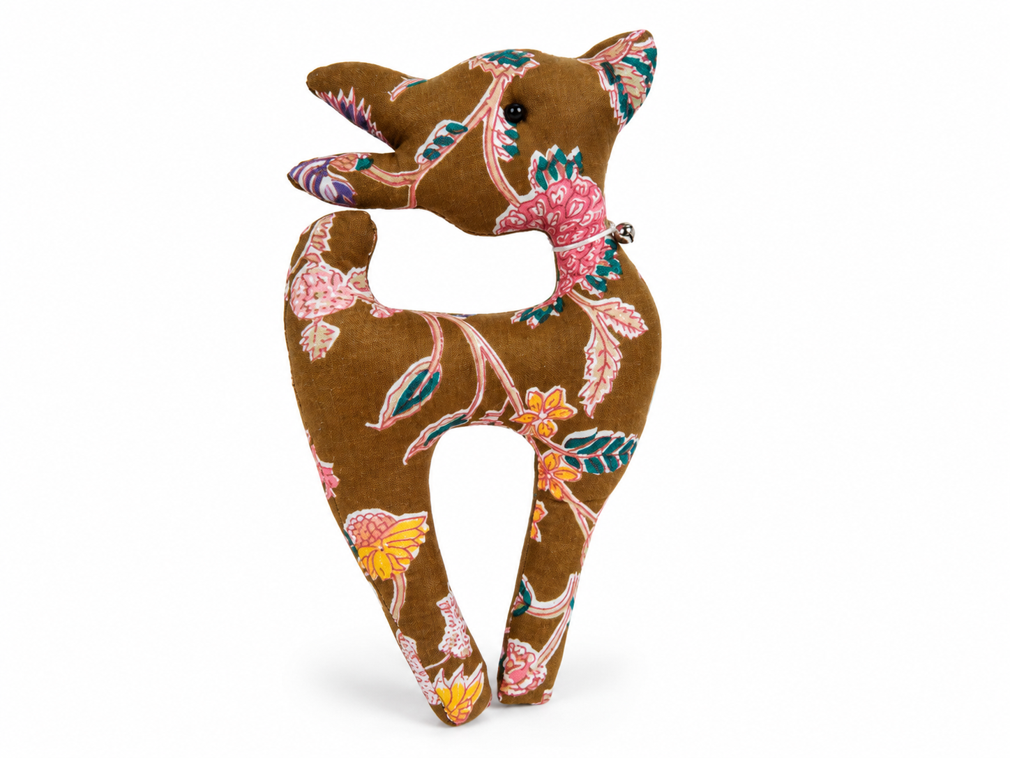 Handcrafted Floral Deer Soft Toy