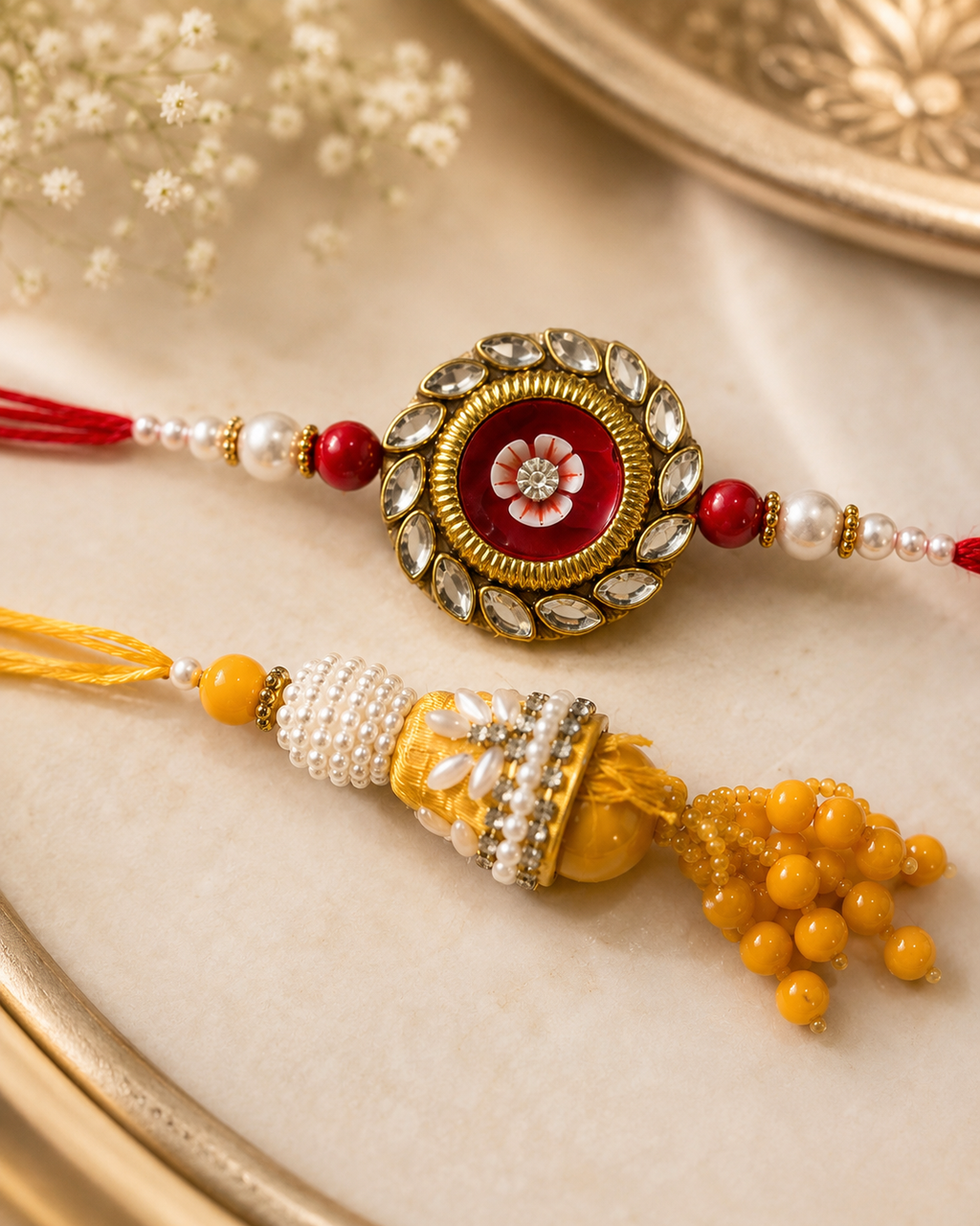 Premium Bhaiya Bhabhi Rakhi Set for Raksha Bandhan