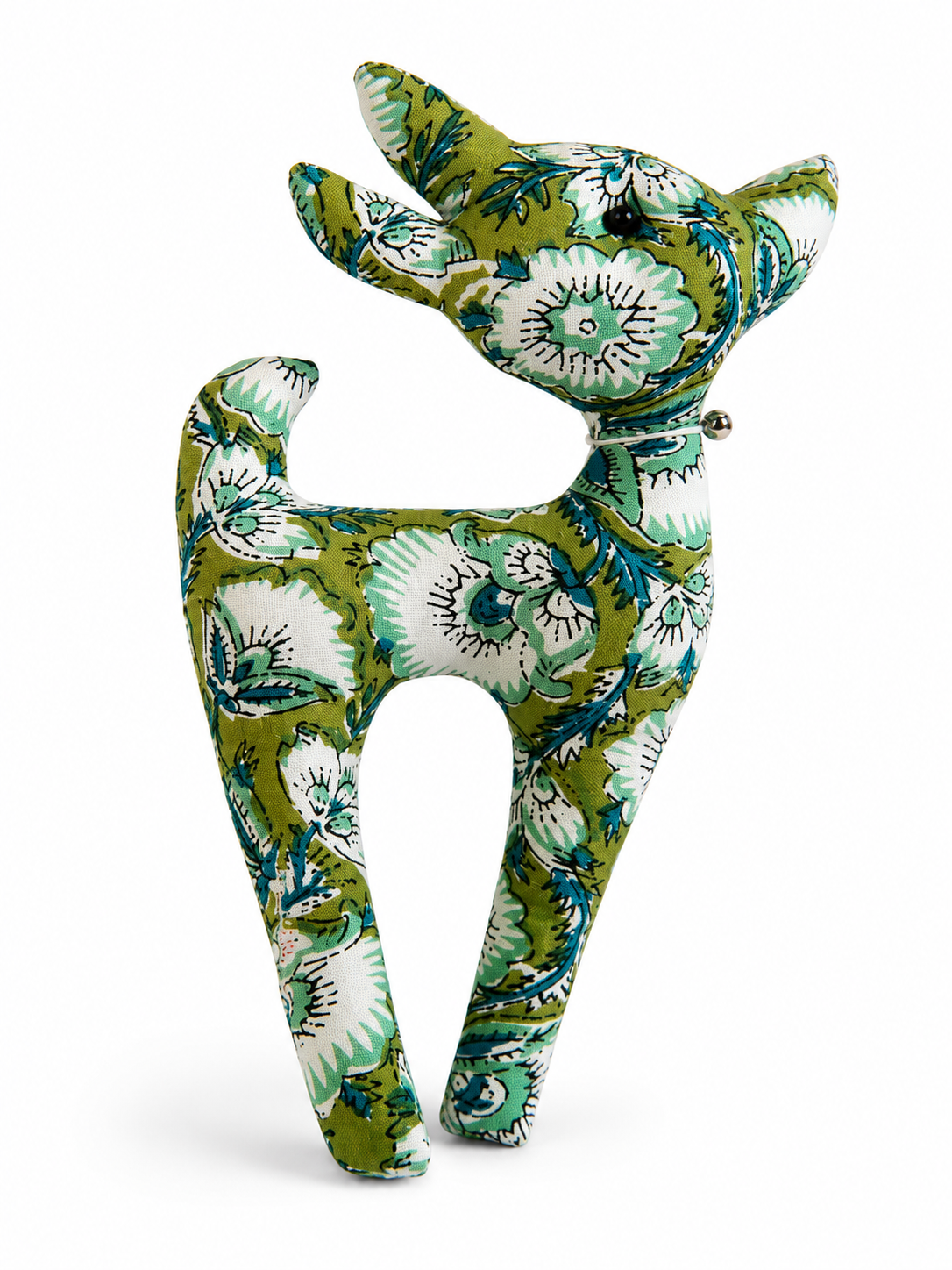Handcrafted Floral Deer Soft Toy