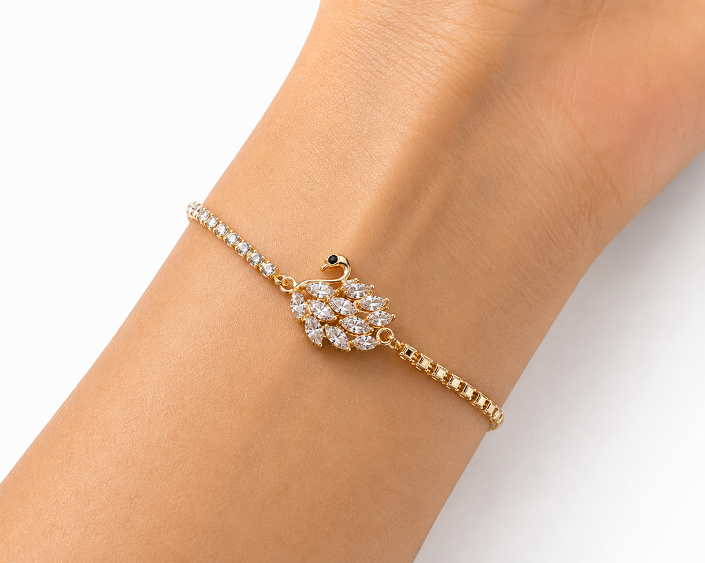 Celeste Swan Bracelet