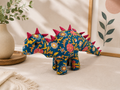 Handcrafted Floral Dinosaur Soft Toy
