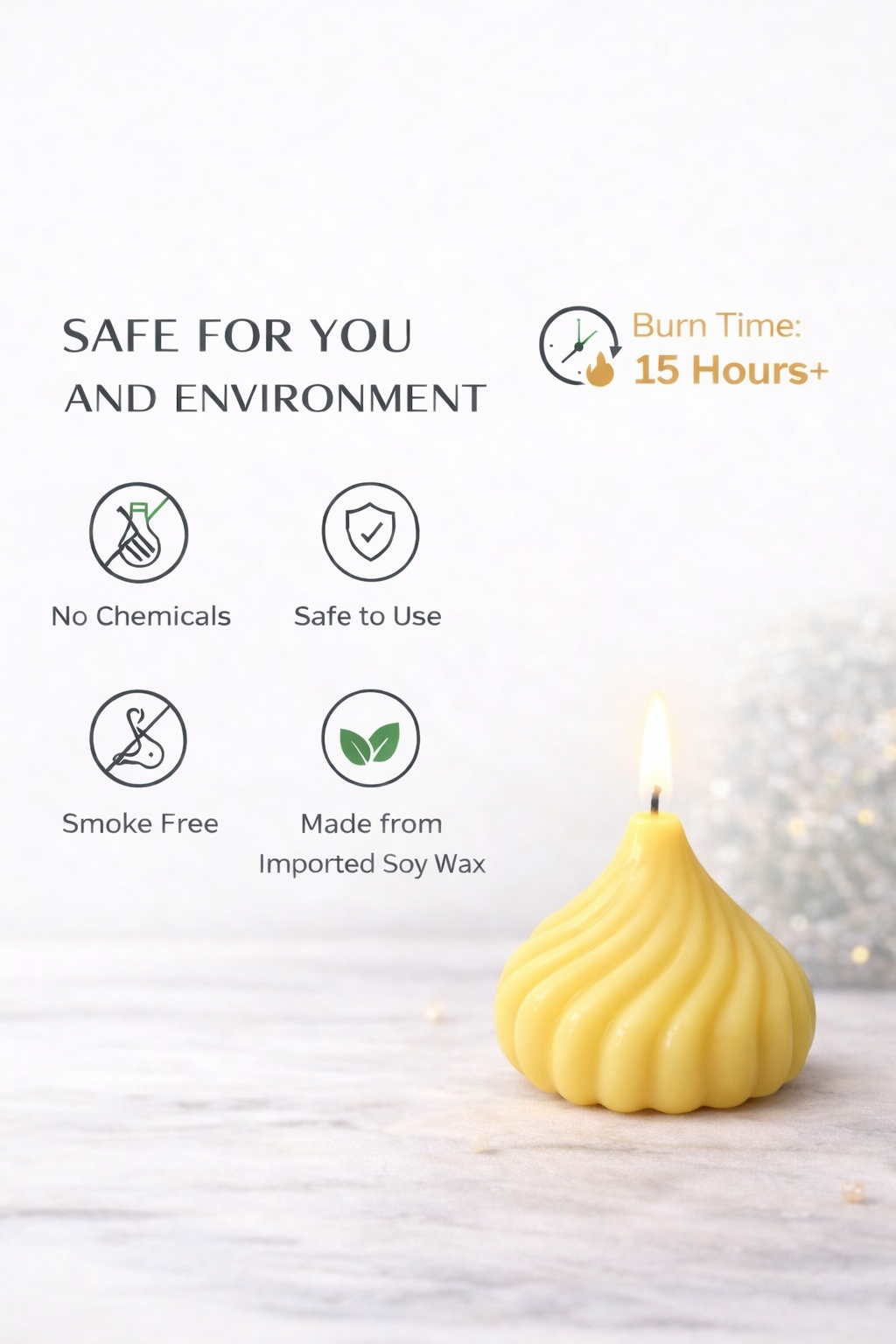 Traditional Modak Shaped Candles