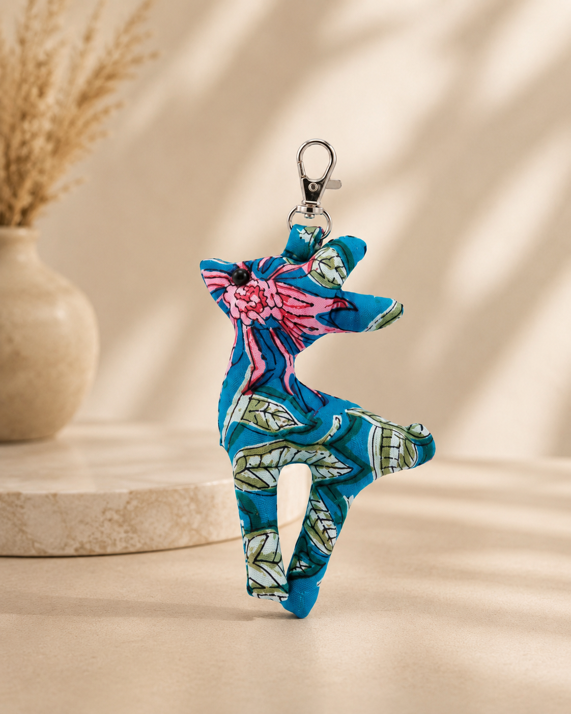 Handcrafted Deer Keychain