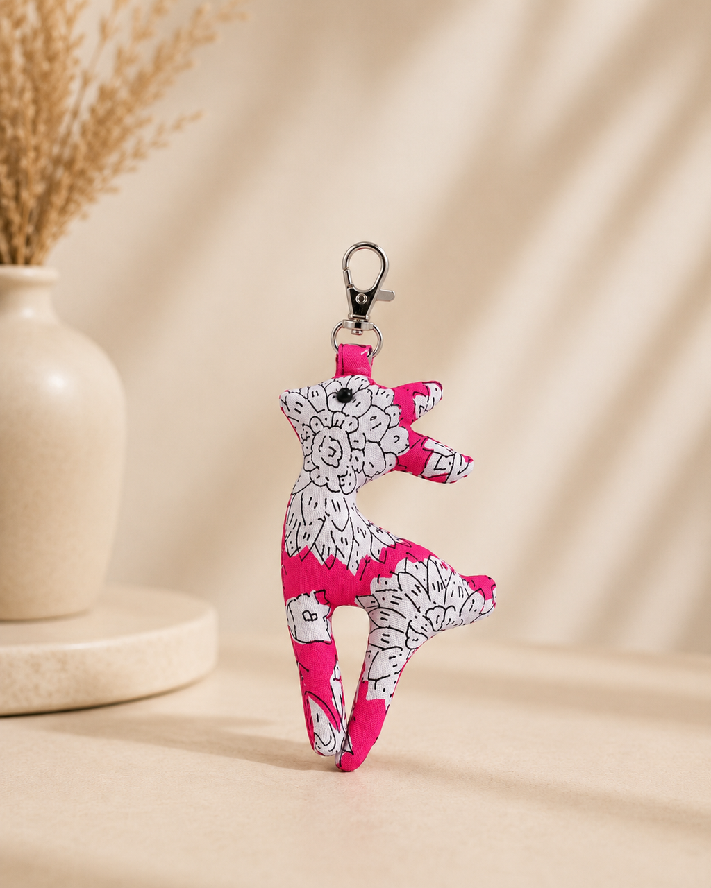 Handcrafted Deer Keychain