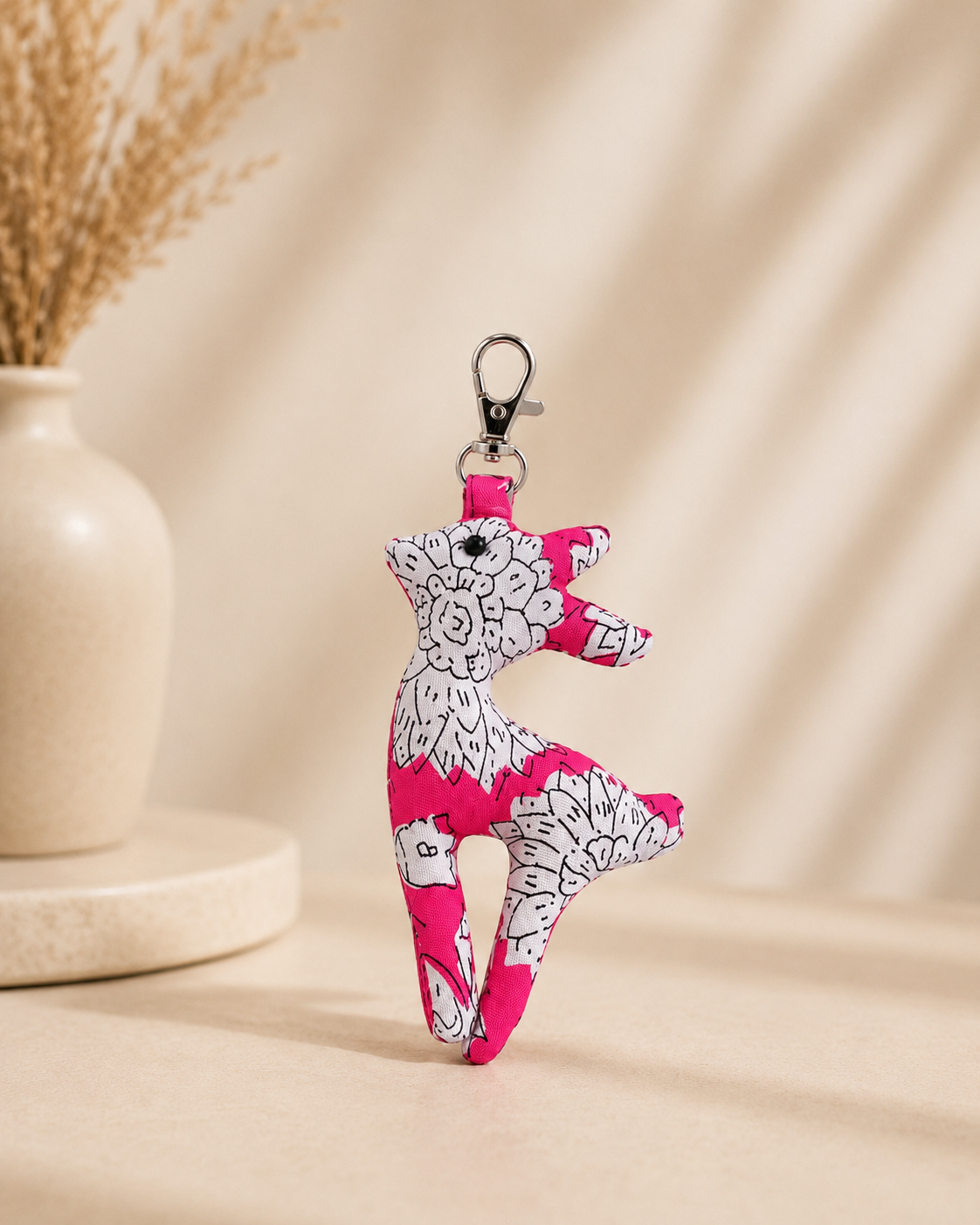 Handcrafted Deer Keychain