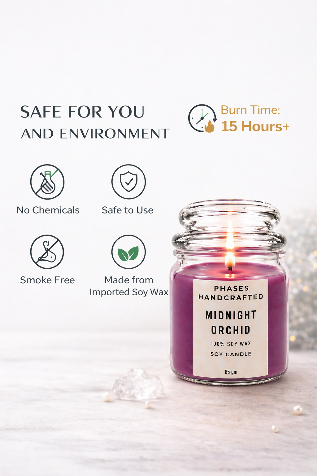 Midnight Orchid Soy Candle